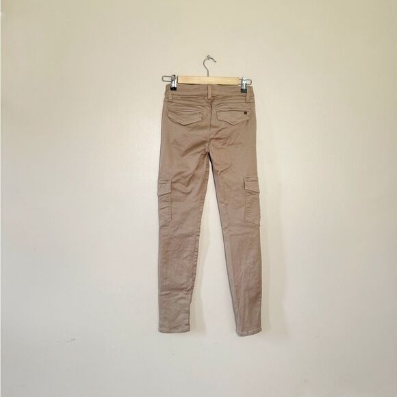 SALE! Brown Joe’s Casual Moto Cargo Super Skinny Pants Size 25 EUC - Picture 2 of 7